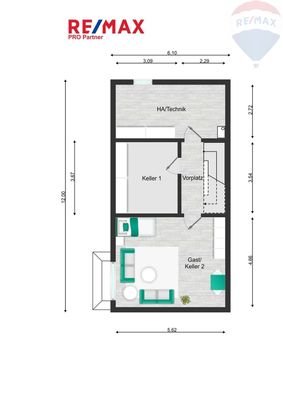 Grundriss Kellergeschoss