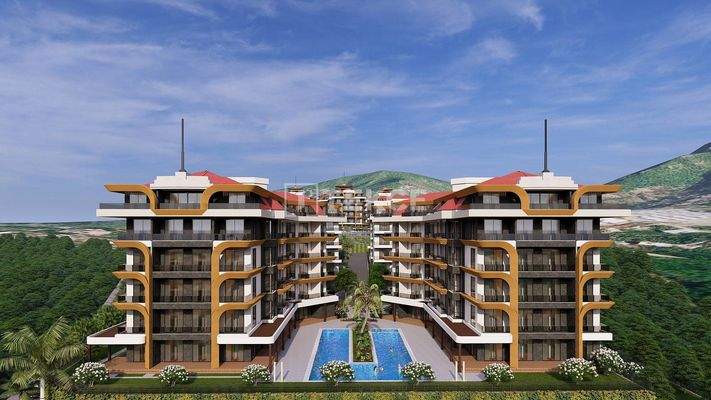 Properties with 5-Star Hotel Concept in Alanya Kestel