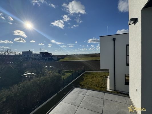 Ausblick Balkon