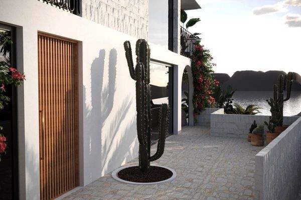 Außenbereich mit fantastischem Meerblick