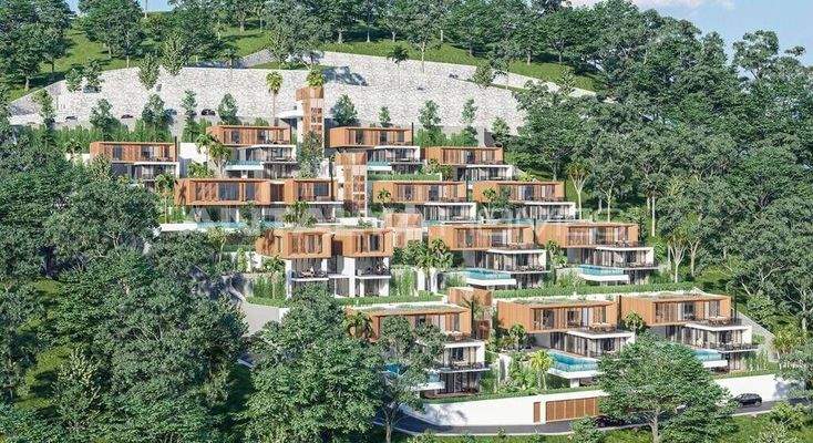 Villas in Alanya Tepe with Private Swimming Pool