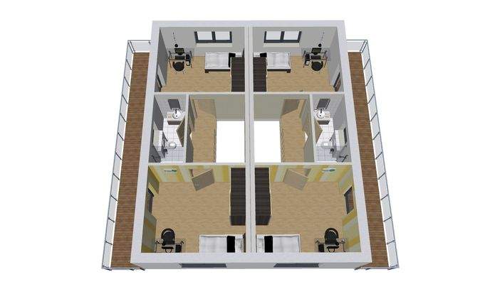 Grundriss Staffelgeschoss