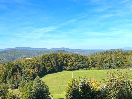 Ausblick vom Balkon