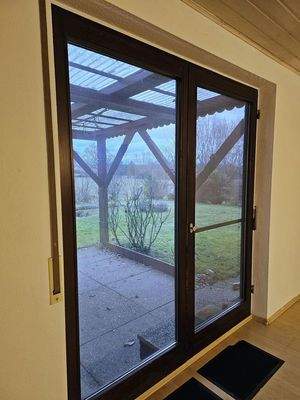 Ausblick aus Terassentür