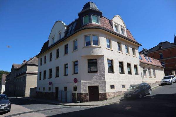 Fassadenansicht des Mehrfamilienhauses