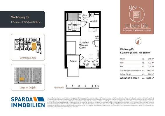 Grundriss Wohnung 10