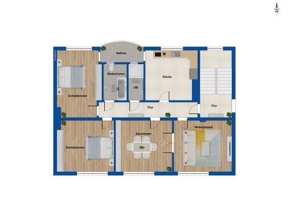 Grundriss 2. Obergeschoss