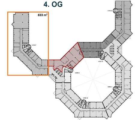 Grundriss_4 OG_Kern F_833 m²