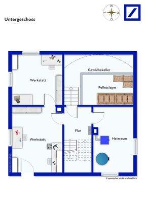 Grundriss Untergeschoss