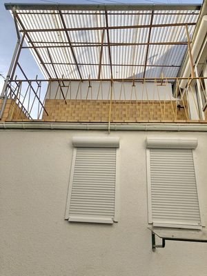 Überdachte Terrasse