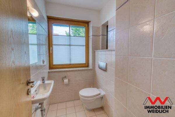 Separates WC im Obergeschoss