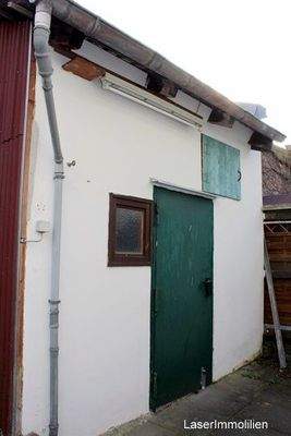 Eingang zum Schuppen