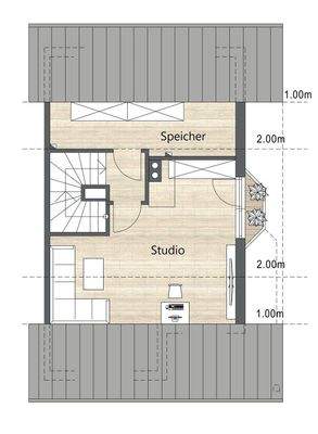 Grundriss Dachgeschoss