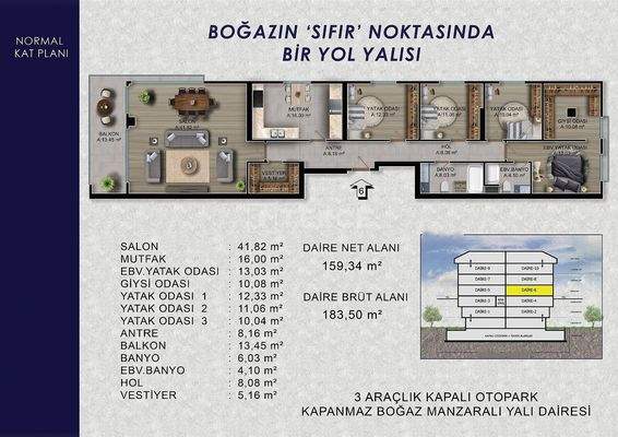 Apartment with Bosphorus Views in Üsküdar Istanbul