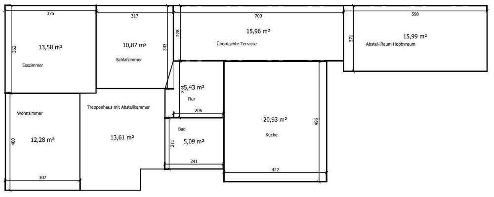 Grundriss Obergeschoss