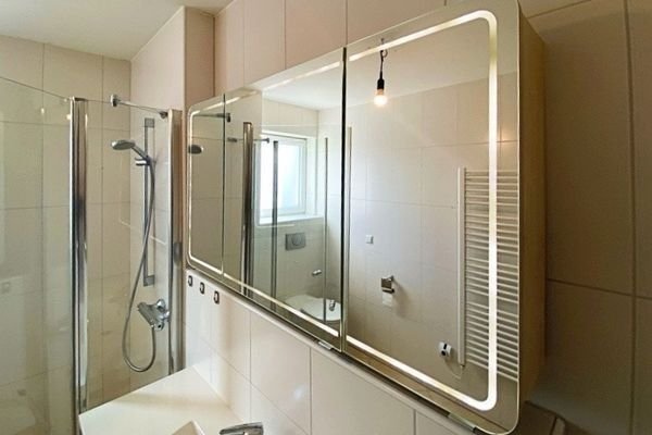 Detailaufnahme Spiegelschrank