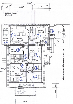 Grundriss Obergeschoss