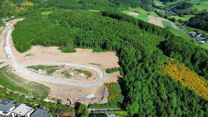 Blick auf das gesamte Baugebiet