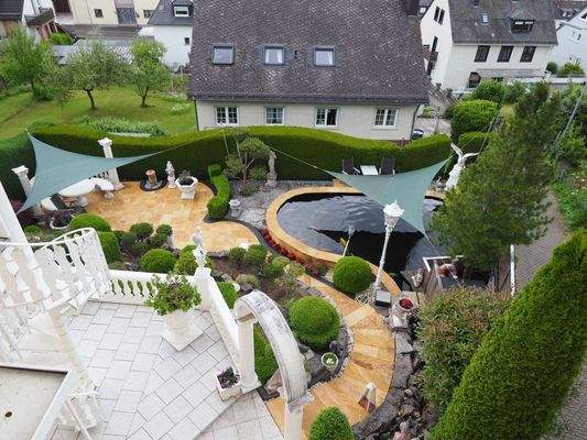 Blick von der Dachterrasse