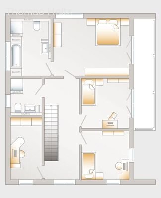 Grundriss Obergeschoss variabel