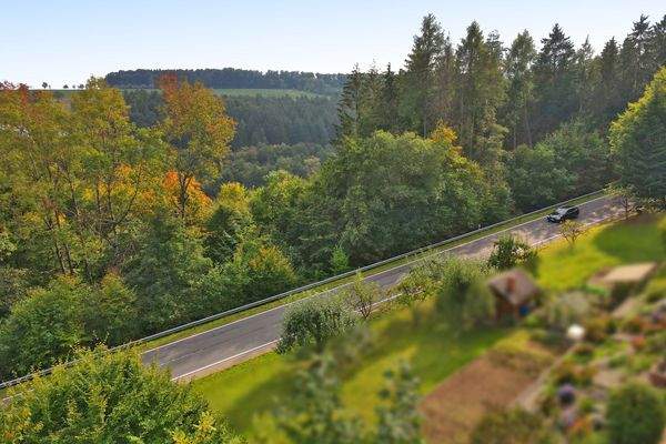Aussicht vom Grundstück