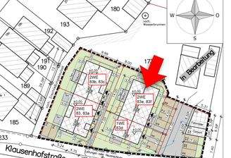 Lageplan Klausenhofstraße 83e, 83f