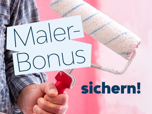 Wohnung selbst renovieren mit Malerbonus