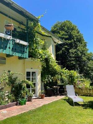 Garten zur Westseite...