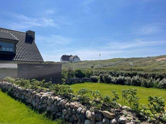 Blick auf den Strandübergang