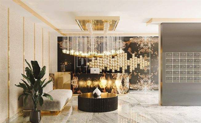 Apartment with Island View in a Secure Complex in Kartal Istanbul