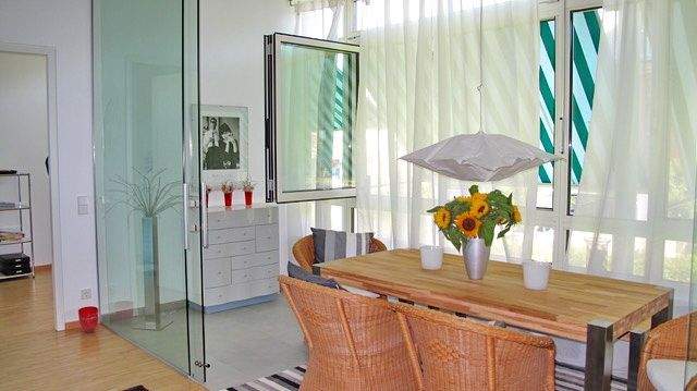 Wintergarten eingerichtet