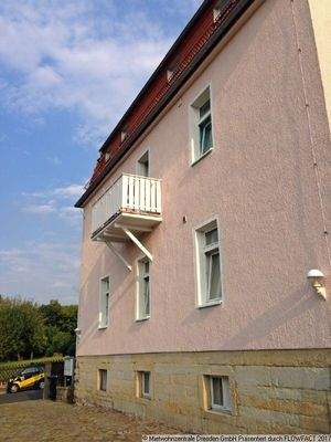 Seitenansicht - 2 Zimmer mit Balkon in Coschütz