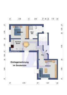 Grundriss Souterrain
