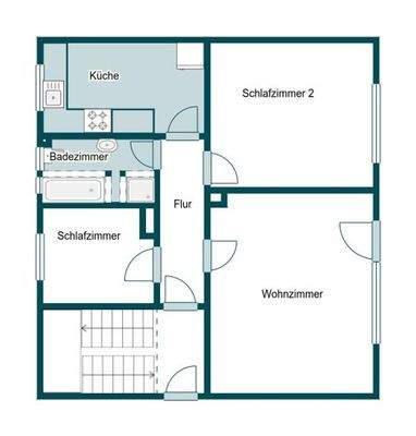 Grundriss Skizze 1.OG