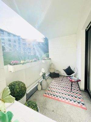 Balkon Beispiel Möblierung