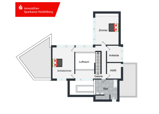 Grundriss Obergeschoss