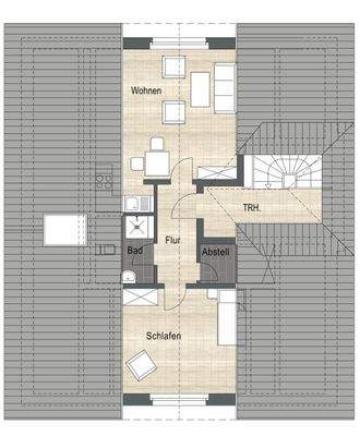 Grundriss Spitzboden