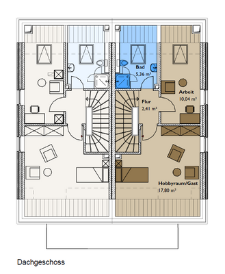 Grundriss Dachgeschoss