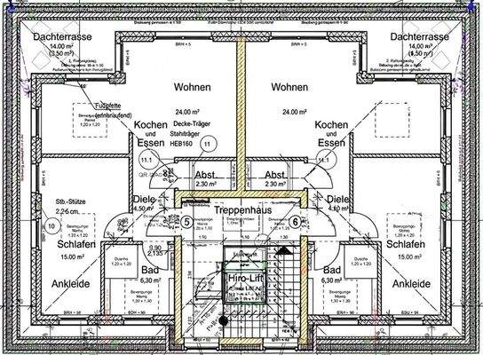 DG-Grundriss, WE rechts