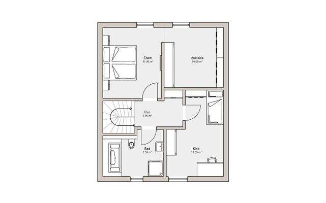 Grundriss Dachgeschoss