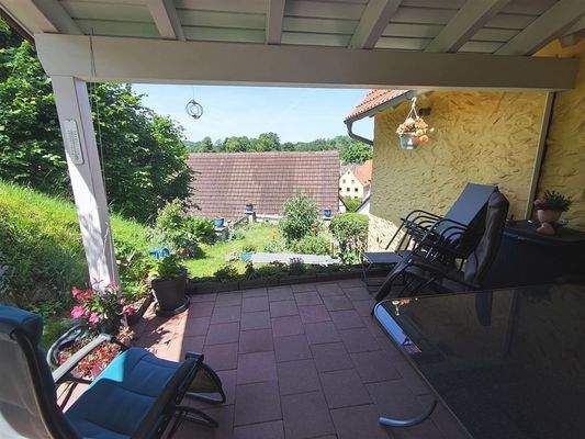 Ausblick von der Terrasse