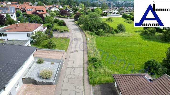 Drohnenbild Zufahrtsstraße 