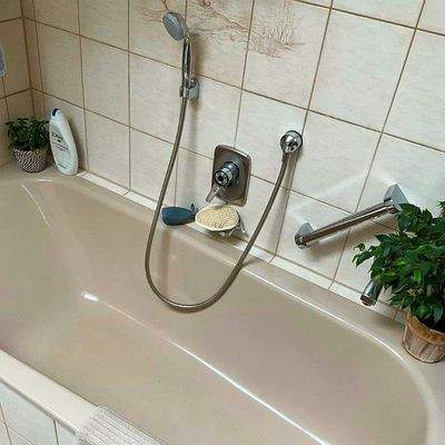 Badezimmer im Dachgeschoss