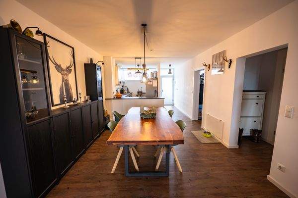 Der Mittelpunkte für Freunde und Familie