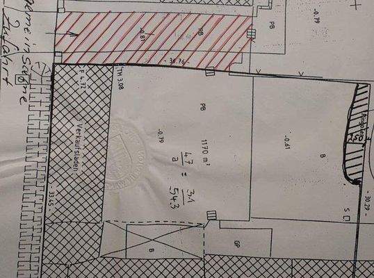 Lage- Gebäudegrundriss
