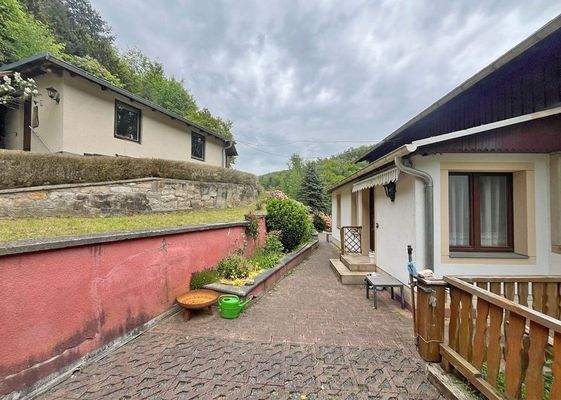 Ansicht Haus und Werkstatt