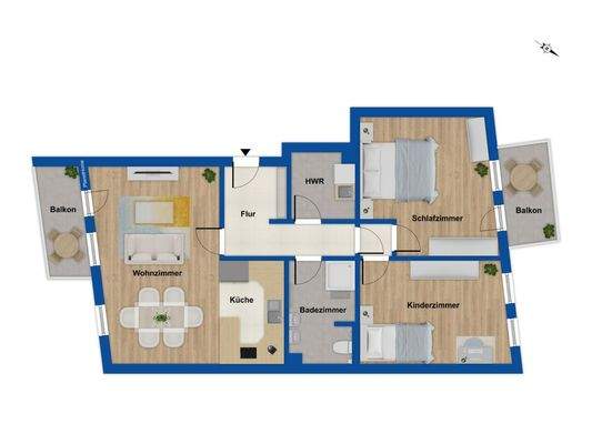 Grundriss 2. Obergeschoss