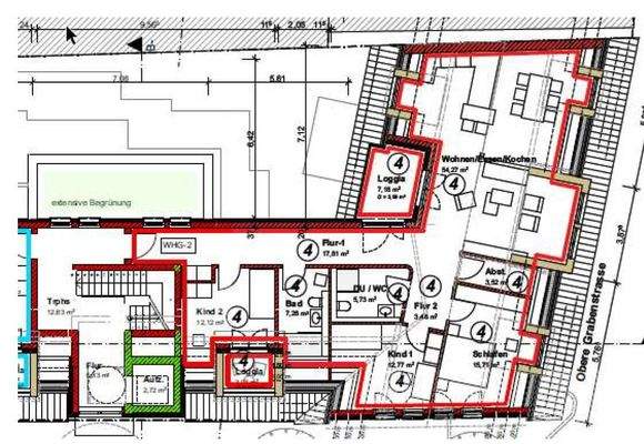 Grundriss WHG 4 DG 