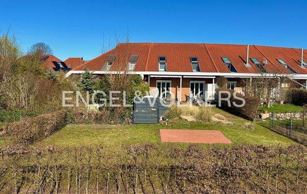 Blick auf den Gartenanteil