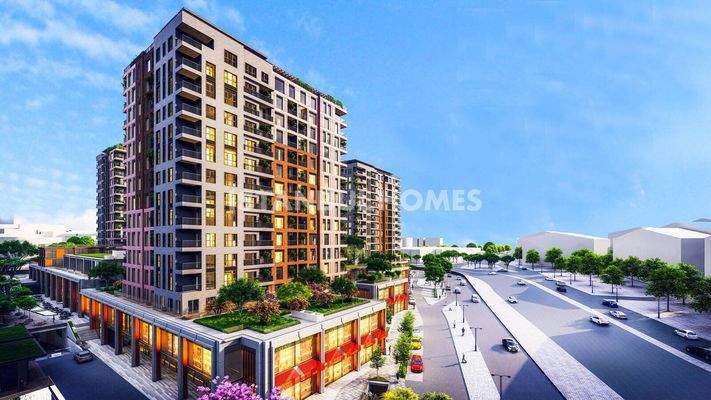 Flats Close to the Tram and a Mall in Bahcelievler Istanbul